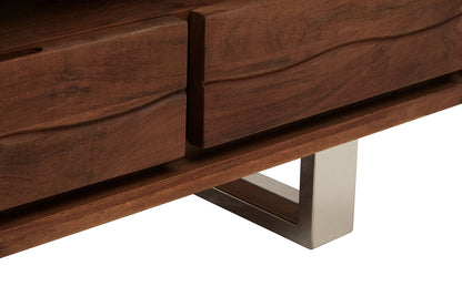 Oxford Acacia Wood Media Unit