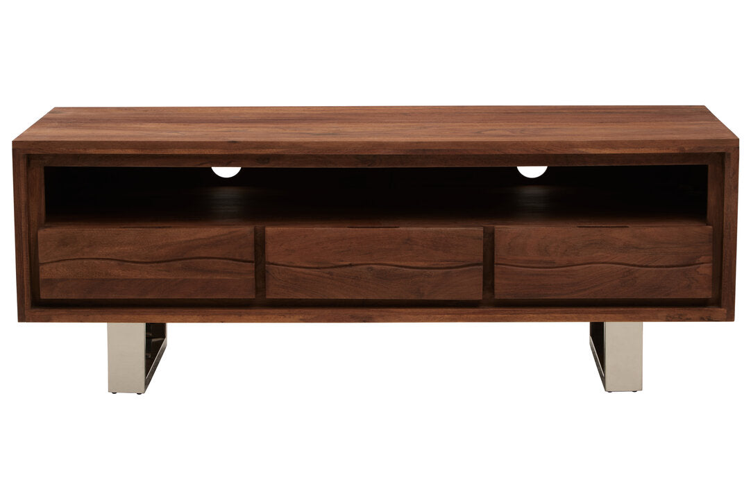 Oxford Acacia Wood Media Unit