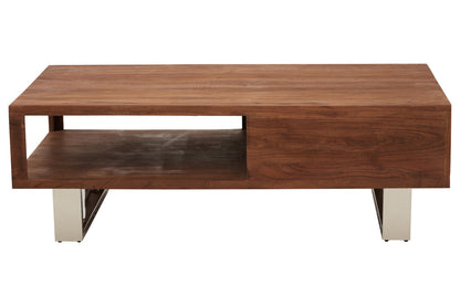 Oxford Acacia Wood Coffee Table with Drawer