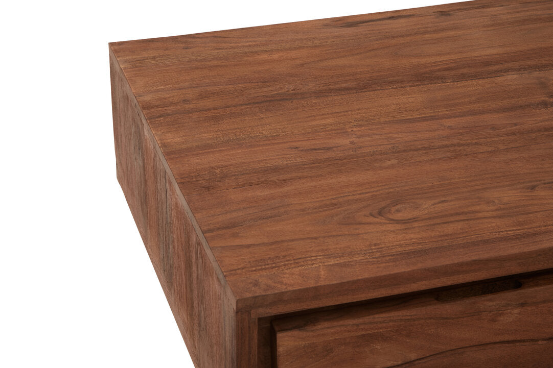 Oxford Acacia Wood Coffee Table with Drawer