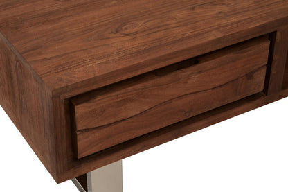 Oxford Acacia Wood Coffee Table with Drawer