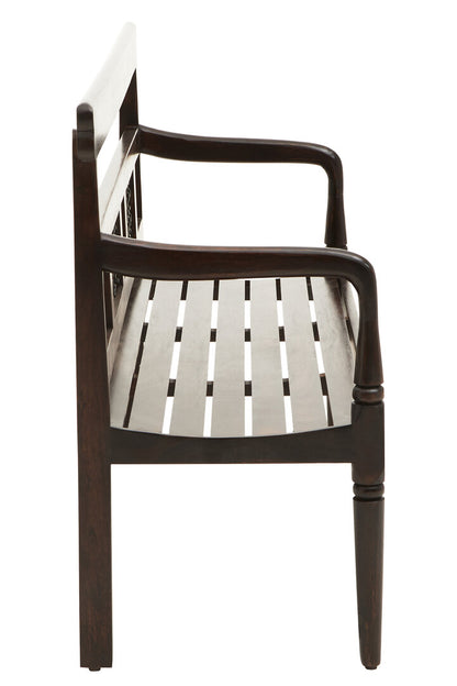 Brooklyn Dark Sheesham Wood Bench