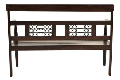 Brooklyn Dark Sheesham Wood Bench