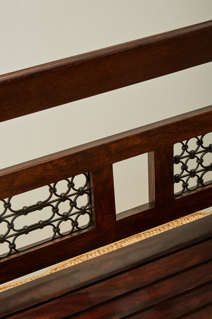 Brooklyn Dark Sheesham Wood Bench