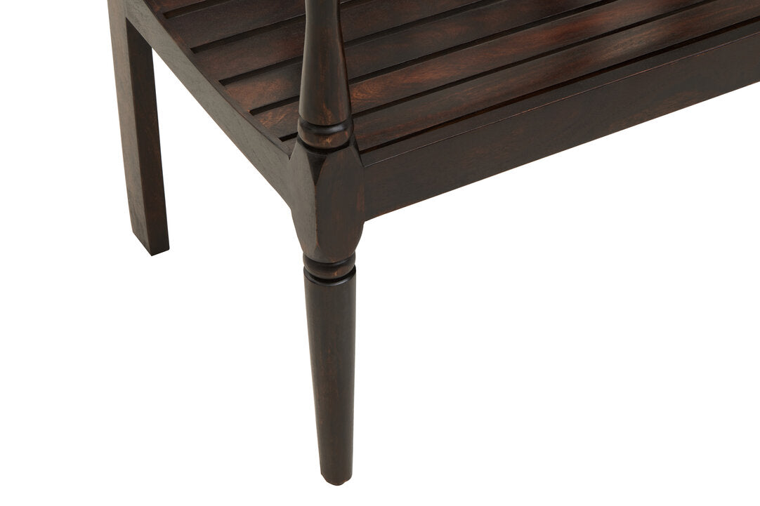 Brooklyn Dark Sheesham Wood Bench