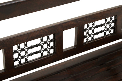 Brooklyn Dark Sheesham Wood Bench