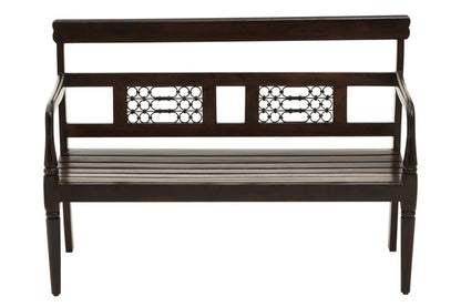 Brooklyn Dark Sheesham Wood Bench