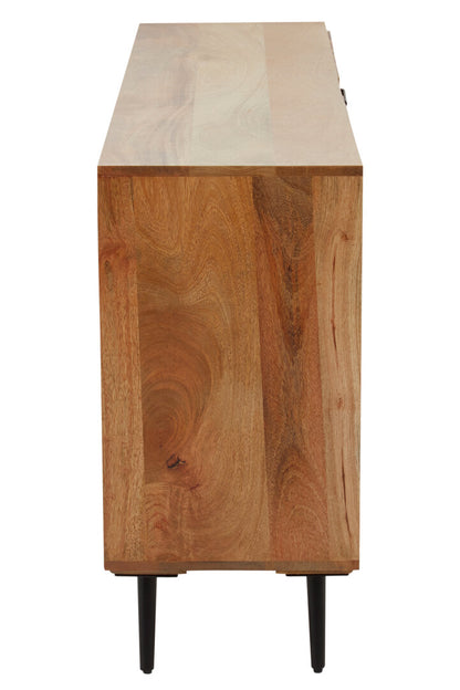 Cordoba Two Door and Three Drawer Mango Wood Sideboard