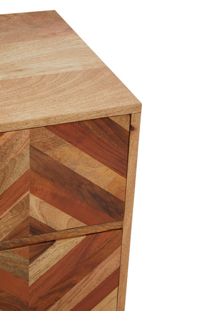 Cordoba Two Door and Three Drawer Mango Wood Sideboard