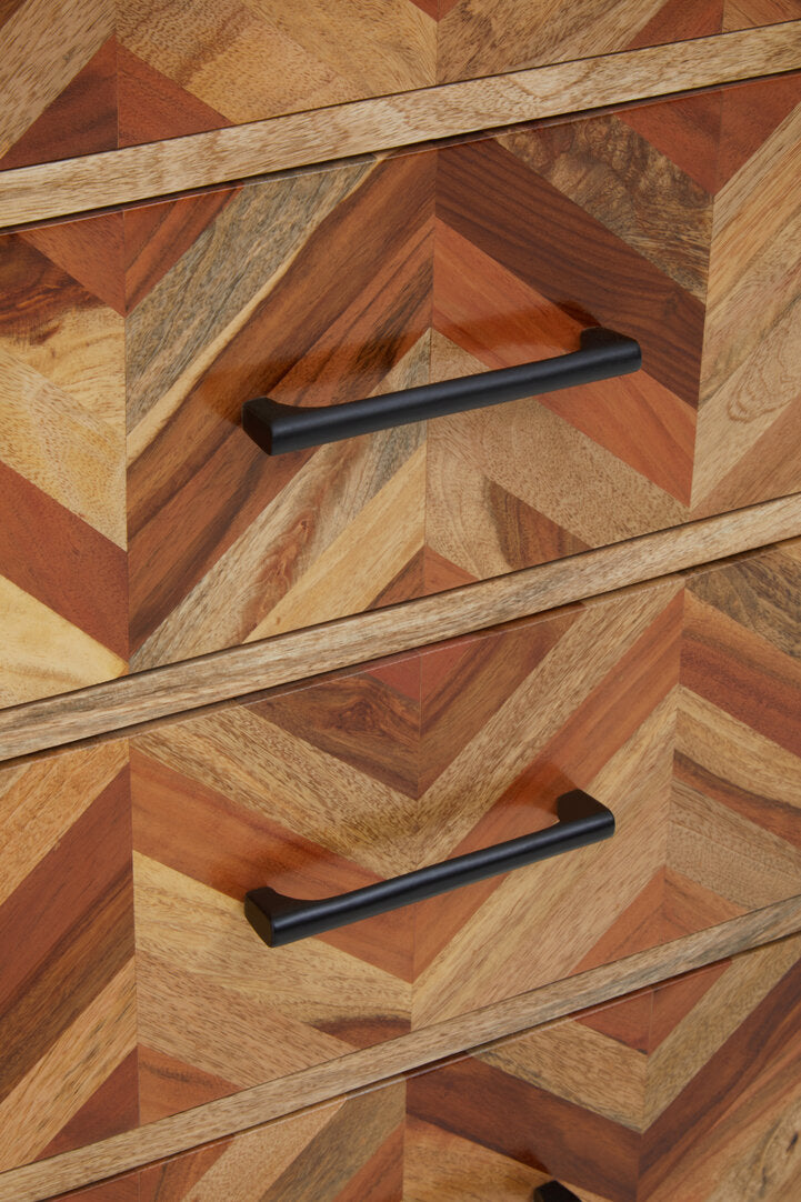 Cordoba Five Drawer Mango Wood Chest