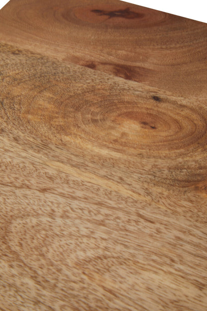 Cordoba Two Drawer Bedside Table in Mango Wood