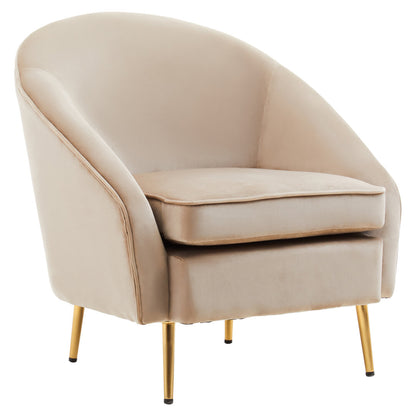 Hudson Mink Velvet Armchair