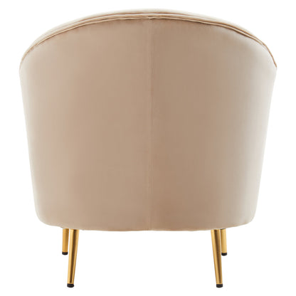 Hudson Mink Velvet Armchair