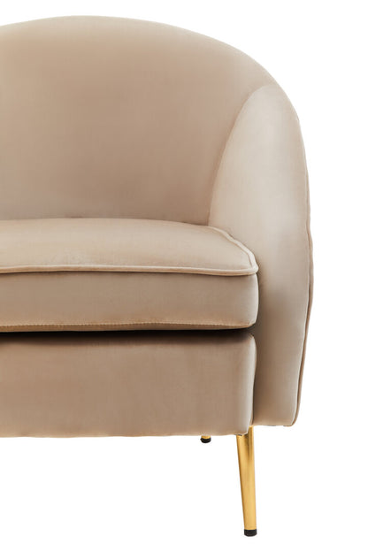 Hudson Mink Velvet Armchair