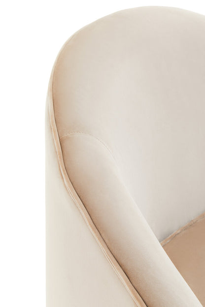 Hudson Mink Velvet Armchair