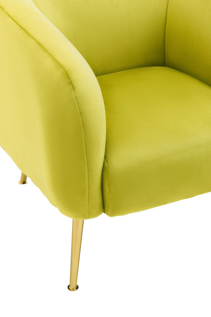 Hudson Olive Velvet Armchair
