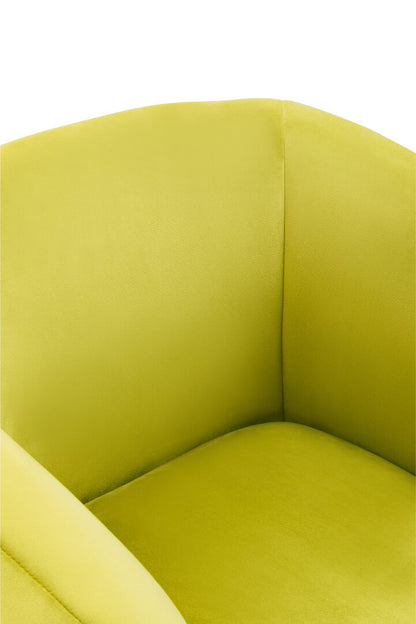 Hudson Olive Velvet Armchair