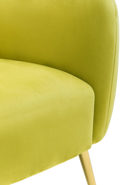 Hudson Olive Velvet Armchair