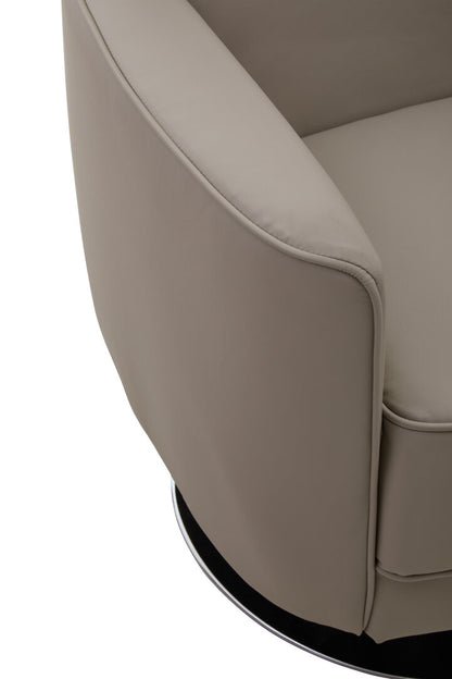 Soho Mink Leather Effect Chair