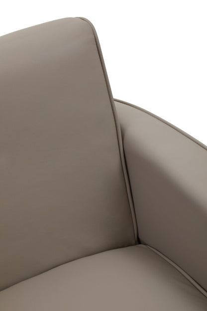 Soho Mink Leather Effect Chair