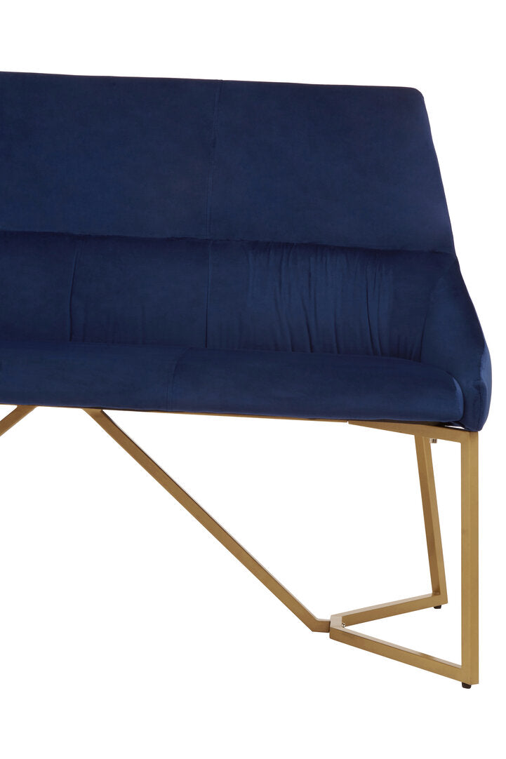 Carlton Midnight Velvet Bench