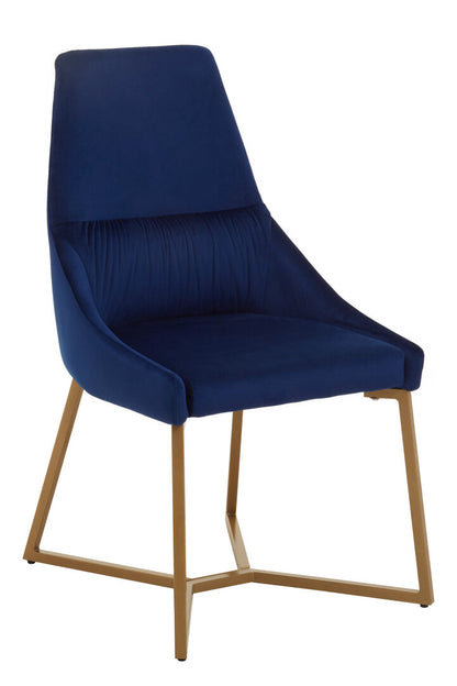 Carlton Midnight Velvet Dinner Chair