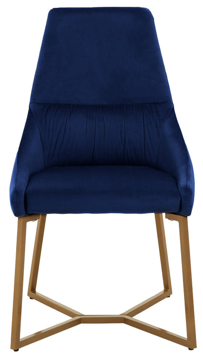 Carlton Midnight Velvet Dinner Chair