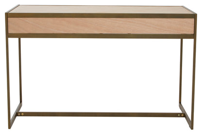 Durham Oak Veneer 2 Drawer Desk