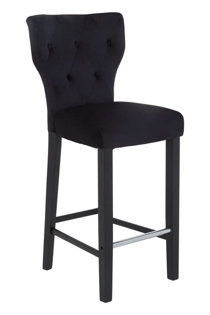 Loxley Black Bar Stool