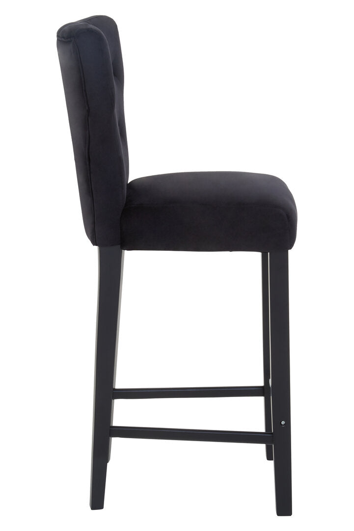 Loxley Black Bar Stool