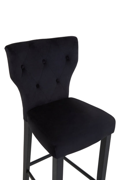 Loxley Black Bar Stool