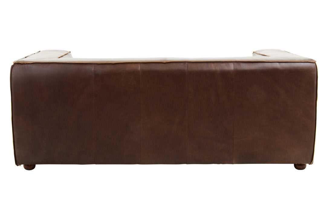 Bath Two Seater Mexico Brown Leather Sofa