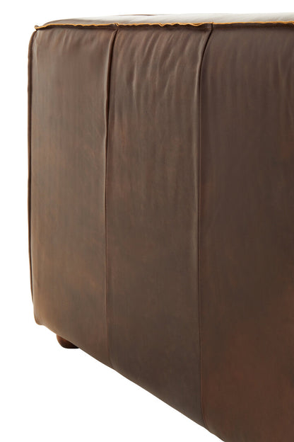 Bath Two Seater Mexico Brown Leather Sofa