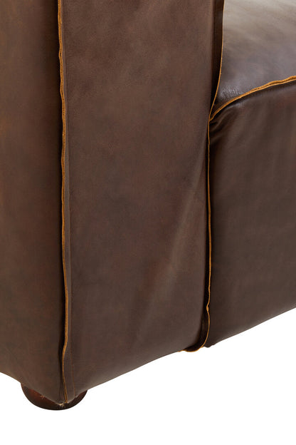 Bath Two Seater Mexico Brown Leather Sofa