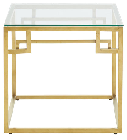 Aurora Gold Brushed Side Table