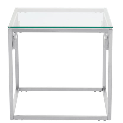 Aurora Silver Side Table