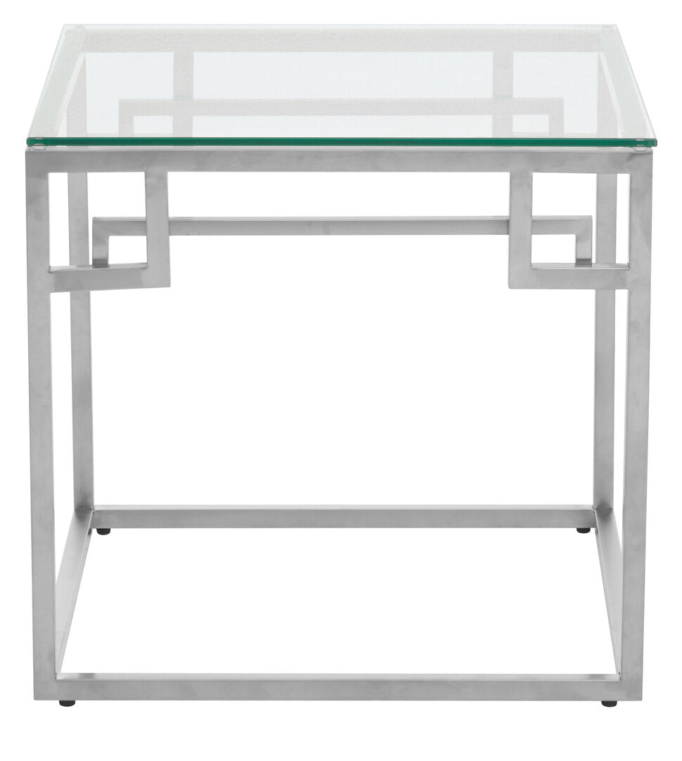 Aurora Silver Side Table