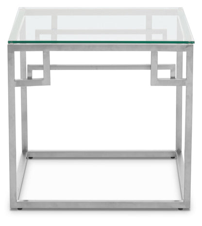 Aurora Silver Side Table