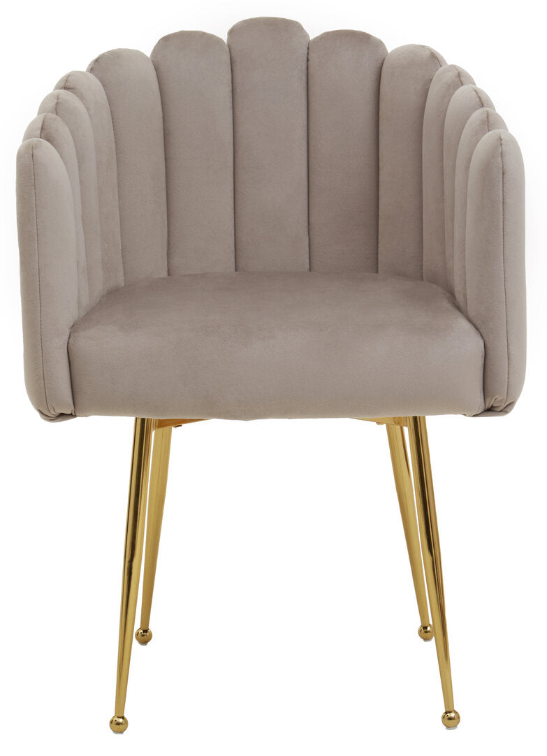 Norwich Mink Velvet Dining Chair