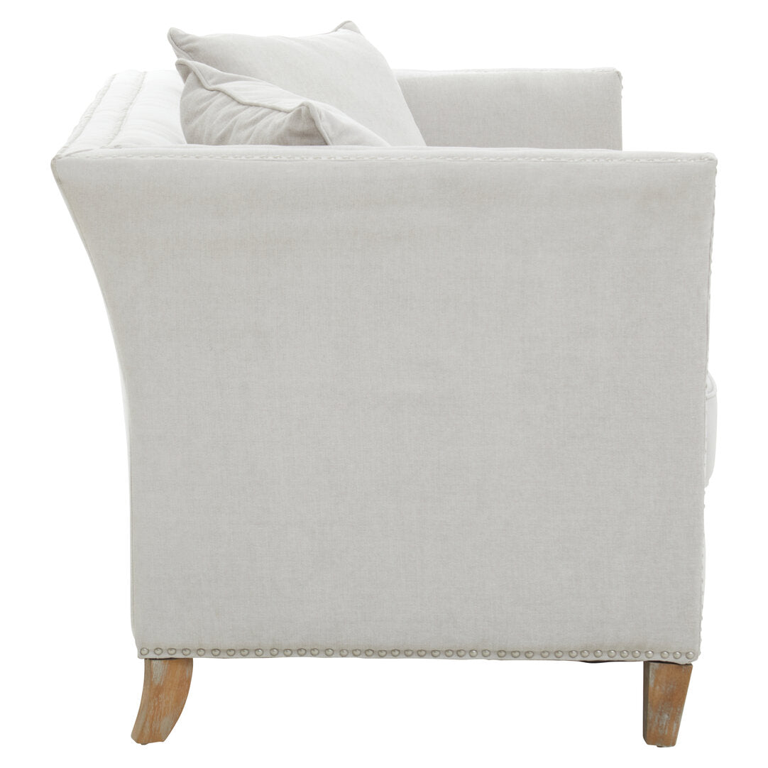 Siena Two Seat Grey Fabric Sofa