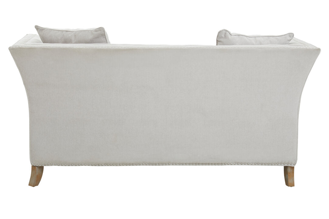 Siena Two Seat Grey Fabric Sofa