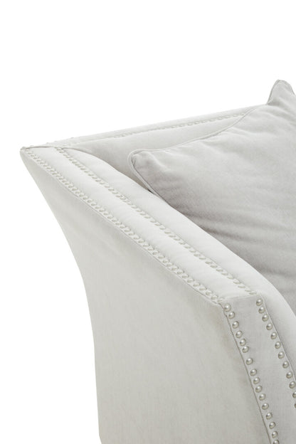 Siena Two Seat Grey Fabric Sofa