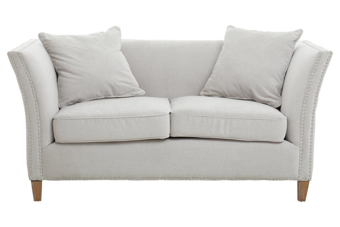 Siena Two Seat Grey Fabric Sofa