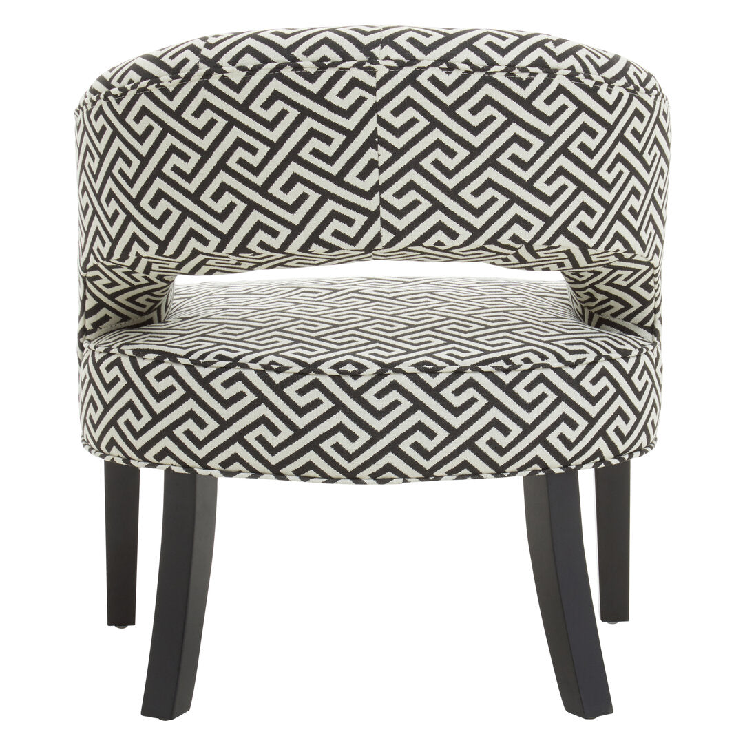 Sorrento Park Greek Key design Cutout Lounge Chair