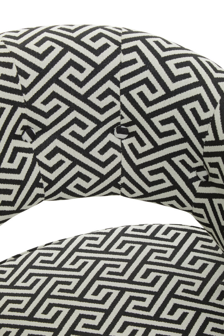 Sorrento Park Greek Key design Cutout Lounge Chair