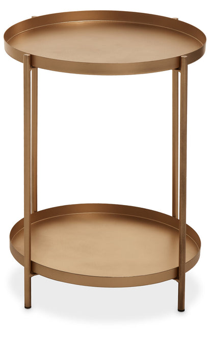 Whitby Gold Side Table