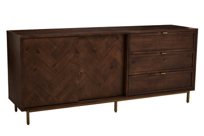 Como Acacia Wood Effect Sideboard