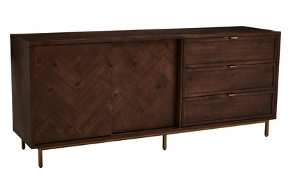 Como Acacia Wood Effect Sideboard