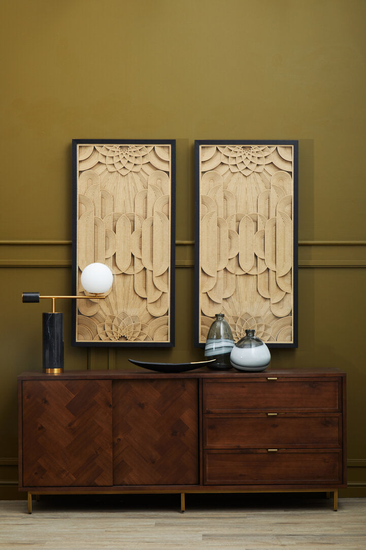 Como Acacia Wood Effect Sideboard