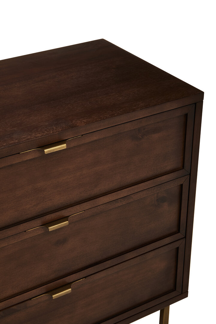 Como Acacia Wood Effect Sideboard